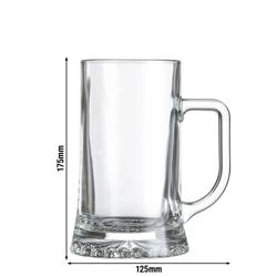 (6 pcs) Chope à bière - BEER SPECIALS - 52 cl - Transparent