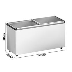 LIEBHERR commercial chest freezer - 449 litres - with aluminium lid - white