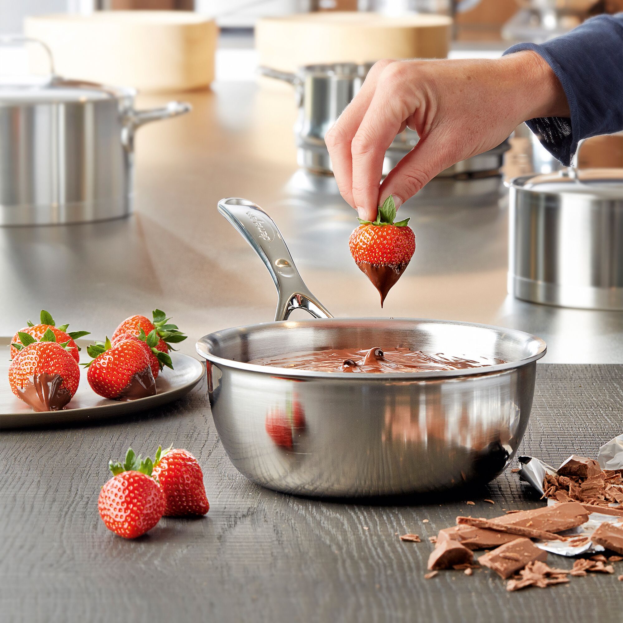 DEMEYERE | ATLANTIS 7 - Sauteuse - conique - Ø 180 mm - inox