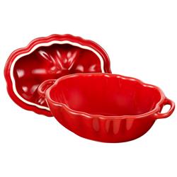 STAUB | CERAMIQUE - Kookpot - Tomaatvorm - Ø 160mm - Keramiek - Kersenrood