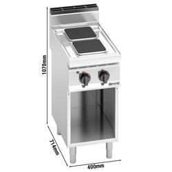 Elektrický sporák 2x plotýnka čtvercová (5,2 kW)