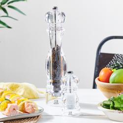 (6 pieces) PEUGEOT | NANCY - Pepper mill - acrylic - Height:  220mm