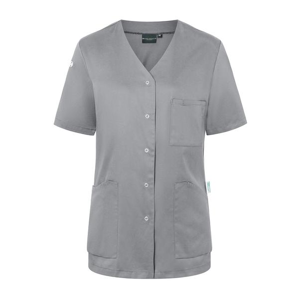 KARLOWSKY | Korte Mouw Dames Tuniek Essential - Platina Grijs - maat: 34