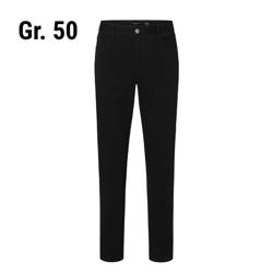 (6 peças) Karlowsky - calça masculina de 5 bolsos - preta - tamanho: 50