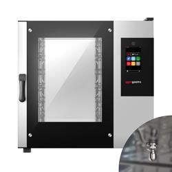 Pekařský Elektrický kombinovaný konvektomat - dotykový - 7″ dotykový displej - 6x EN 600x400 - vč. Mycí systém