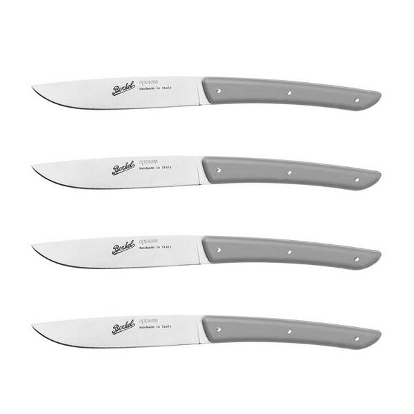 (4 pièces) BERKEL | Couteaux à steak - Gris - Lame : 110 mm        