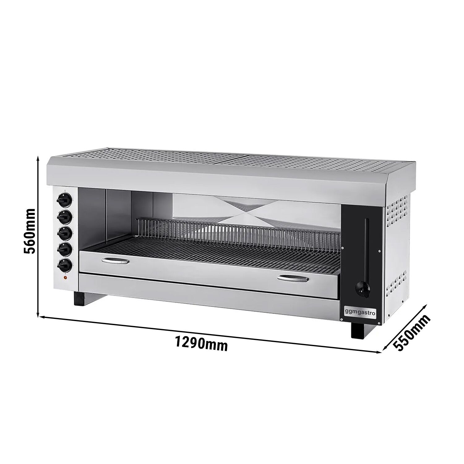 Four à pita électrique / salamandre PRO – 10 kW – 400 volts