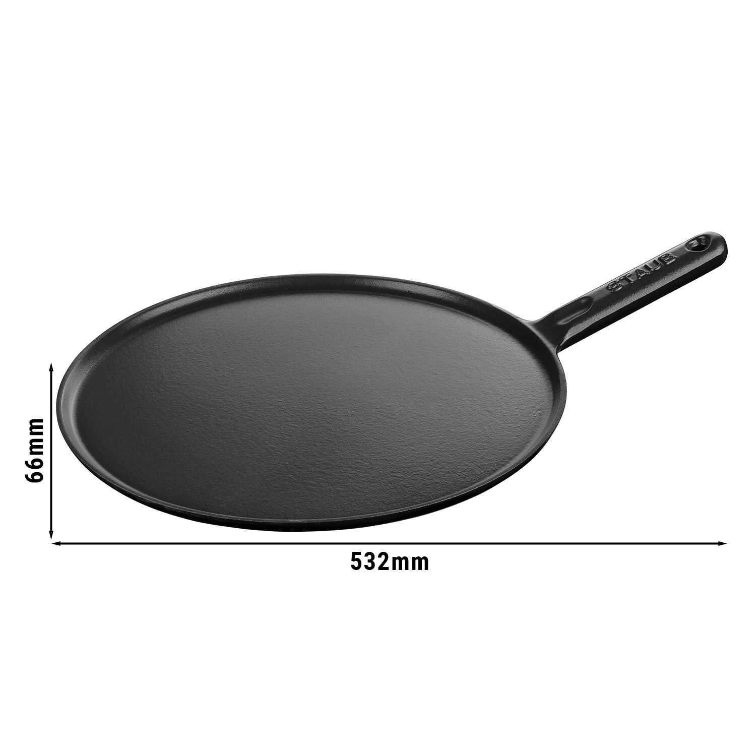 STAUB | PANS - Crêpière - Ø 300mm - Fonte - Noir	
