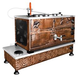 Profesionalni bakreni samovar za čaj - samo struja - 870 mm - 33 l - Istanbul Design