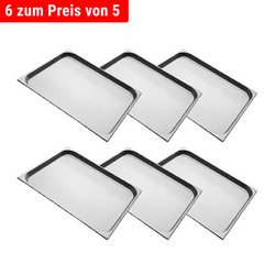 Ruostumattomasta teräksestä valmistettu GN-astia 2/1 - Syvyys: 40mm