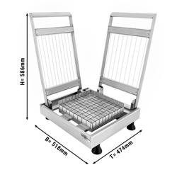 Praline cutter - 21 & 28 mm - double - incl. 2 frames