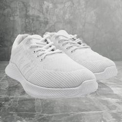 KARLOWSKY | Soft-Run Slip-Resistant Work Trainer – White - EU 45 - EN ISO 20347:2022 O1 SR FO