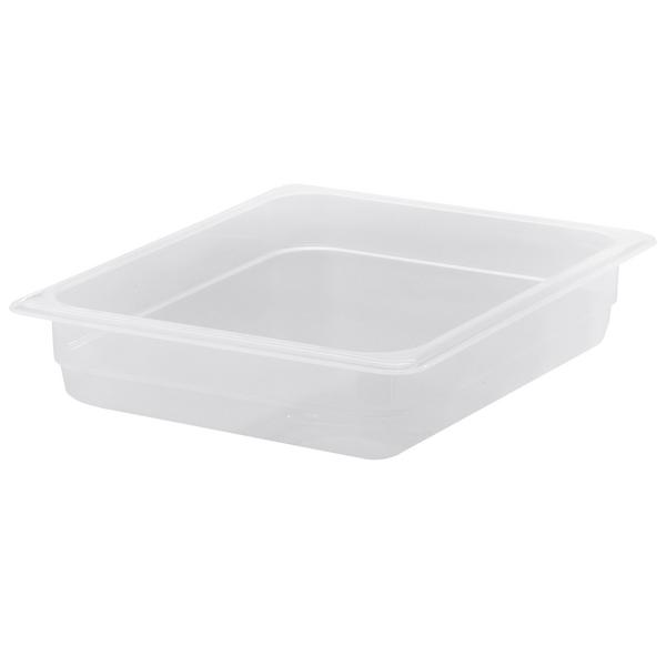 (6 pieces) CAMBRO | Gastronorm Container - 1/2 - Polypropylene - Translucent - 65 mm