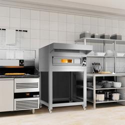 Ηλεκτρικός φούρνος πίτσας Power - 990x990 mm - 4 x Ø 35 cm - για Ø 35 cm πίτσα - έως 400 °C - Μηχανικός - περιλαμβ. καπάκι & βάση