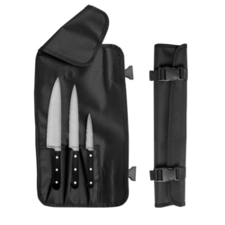 Knivset Classic med rullfodral - 3 st