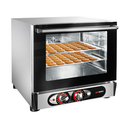 Heteluchtoven KOMPAKT - met stoomfunctie - Handmatig - incl. 4 bakplaten 450x340mm