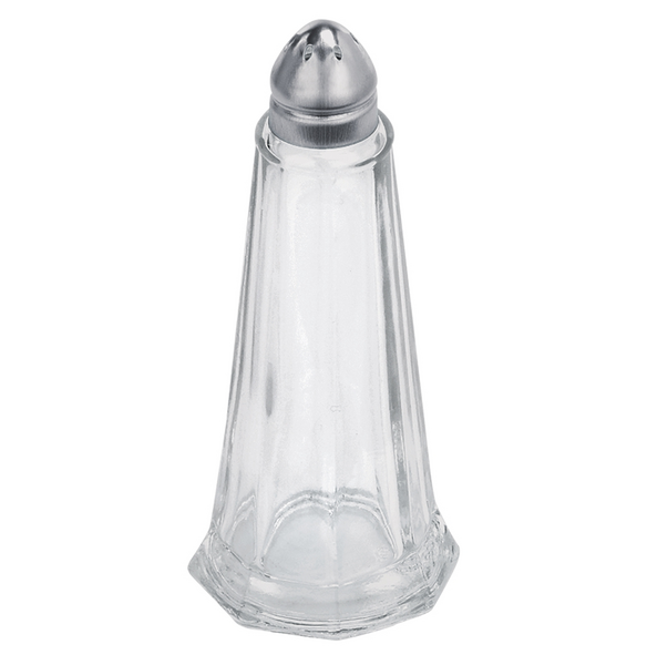 Peper/Zoutstrooier - Glas - Hoogte: 110mm