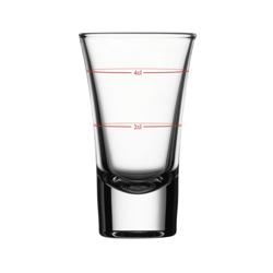 (12 db) Likőrös pohár - MUNICH - 60 ml - 20 ml és 40 ml-re kalibrálva