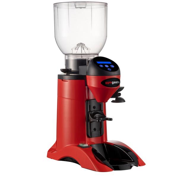 Kaffeemühle - 2kg - 77dB - Mit automatischer Dosierung - Rot