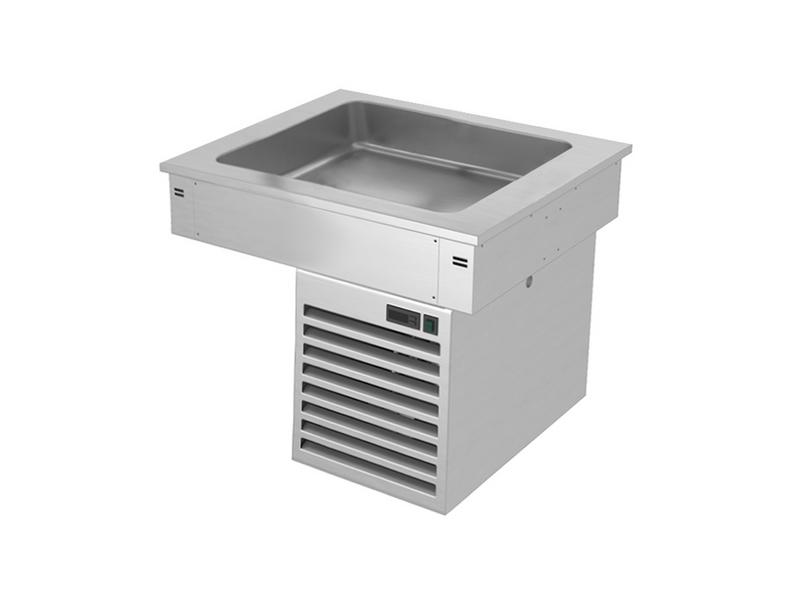 Upotettava kylmäallas - 800 mm - +2–+8 °C - 2 GN 1/1-astiaa - 190 W