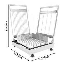 Praline cutter - 23 & 89 mm - double - incl. 2 frames