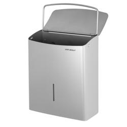 AIR-WOLF | Commercial hygiene waste bin - 10 litres - Stainless steel