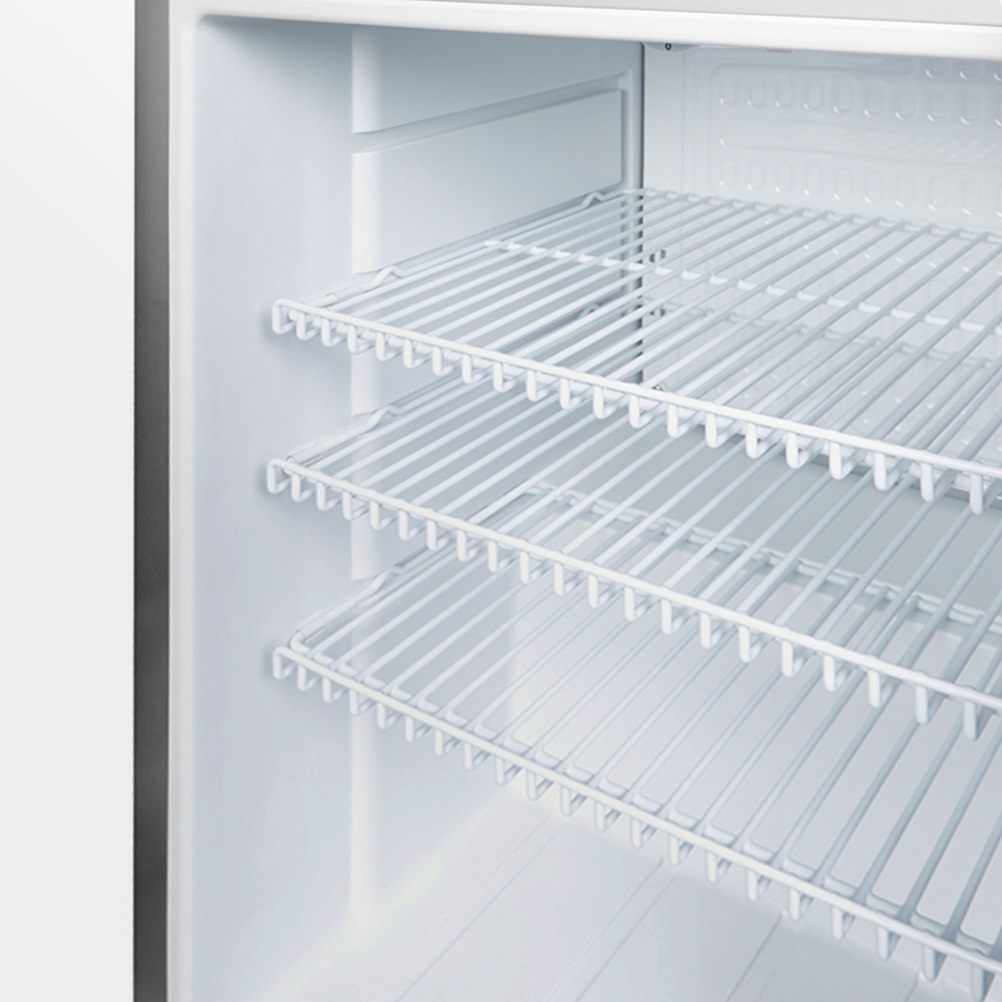 GASTRO-COOL | Minibar réfrigéré - 430 mm - 62 litres - avec 1 porte vitrée - Argent