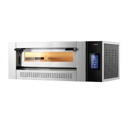 Commercial Gas Pizza Oven – Single Deck - 9x Ø30 cm - Touch Controls - Red - 400 °C Max