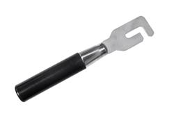 Poignée pour brochette multi-positions pour gril à poulets - 34x218x32mm - Poignée en plastique & corps en acier inoxydable - pour MPSM03