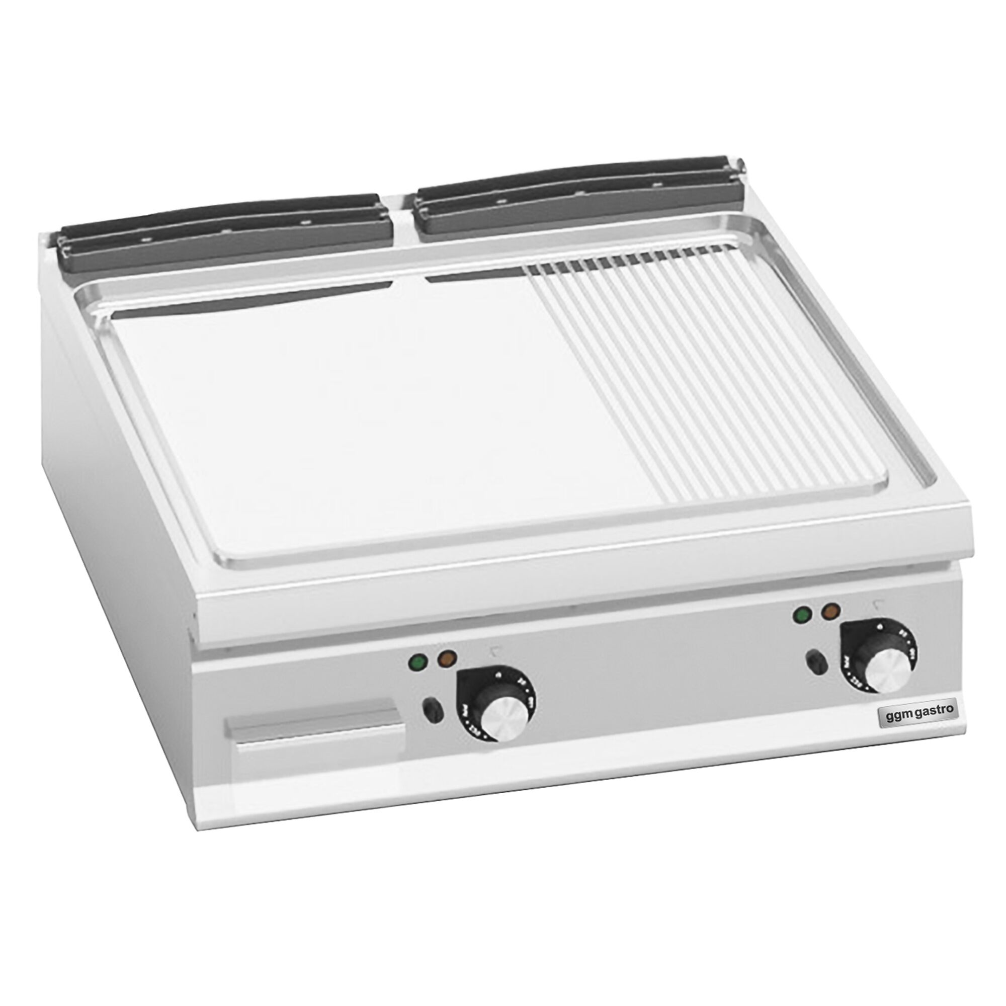Plaque de cuisson électrique - 13,2 kW - lisse & rainurée