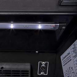 GASTRO-COOL | Frigo per bibite - 212 litri - stretto - con 1 porta in vetro - nero