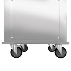 Banketwagen PREMIUM - verwarmd - 6x GN 2/1 of 12x GN 1/1 - Digitaal