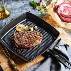 STAUB | GRILL PANS - American Grill - 300x300mm - Gietijzer - Zwart
