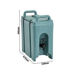CAMBRO | CAMTAINERS® - isolierter Getränkebehälter - 9,5 Liter - Schieferblau