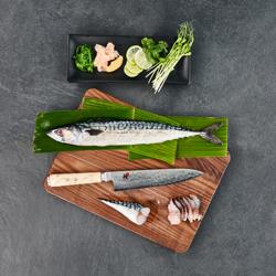 MIYABI | 5000 MCD Gyutoh Chef's Knife 200 mm – Masur Birch - Made in Japan - Flower-Damascus