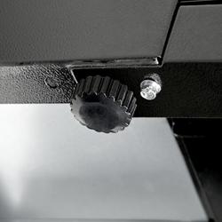 GASTRO-COOL | Réfrigérateur de bar - 900 mm - 200 Litres - avec 2 portes vitrées battantes - Noir    