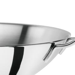 ZWILLING| Wok Pan – Ø 32 cm - Stainless Steel - Uncoated - Induction Ready - 2 Handles - No Lid