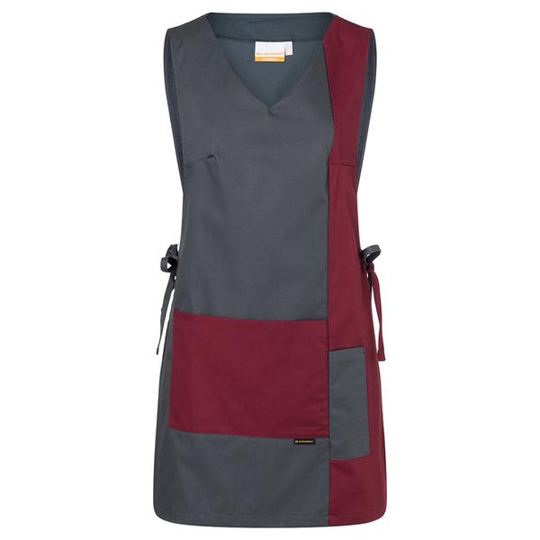 KARLOWSKY | Women's Tabard Tunic Marilies – Burgundy - Size 0 - Easy-care poly-cotton