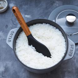 STAUB | ملعقة الرز - 220 مم - سيليكون - أسود