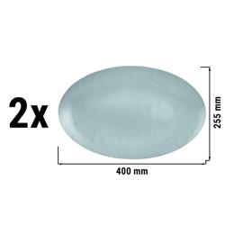 (2 komada) SELTMANN WEIDEN | Coup ploča - 400x255 mm - Tirkizna boja