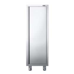 Armario para vajilla de acero inoxidable PREMIUM - 600x600mm - 1 puerta batiente - Altura: 1800mm