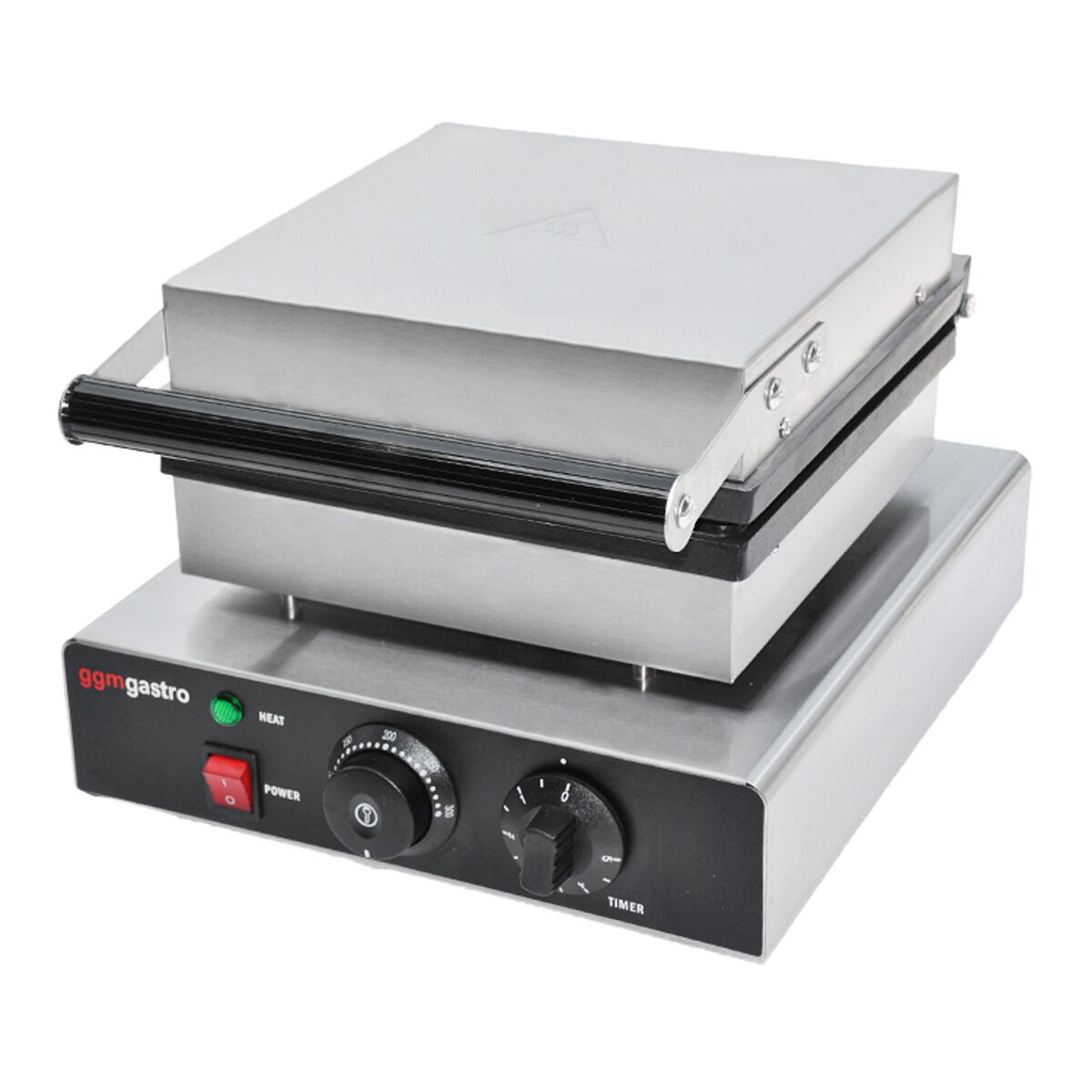 Gaufrier – simple – manuel – 1,75 kW – Forme : 4 gaufres de Bruxelles