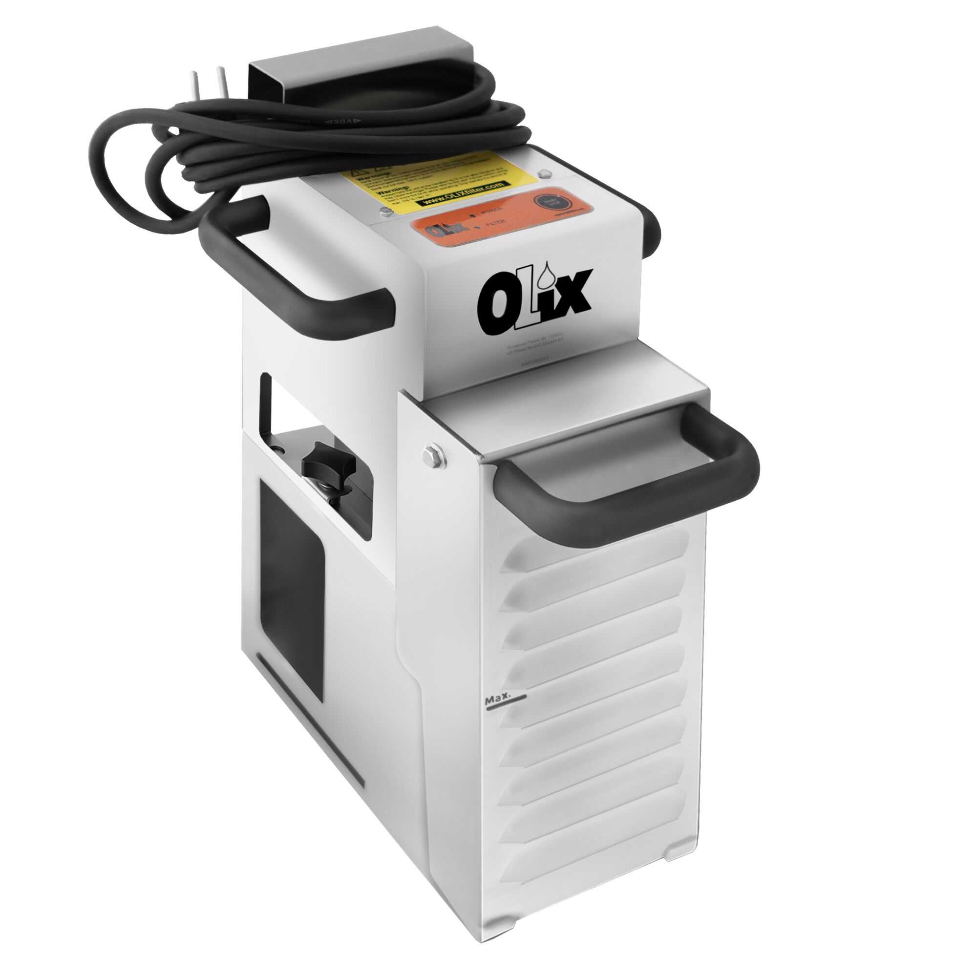 OLIX | Filtre à huile de friture portable M - 60 litres/minute - pour max. 20 litres de friteuses