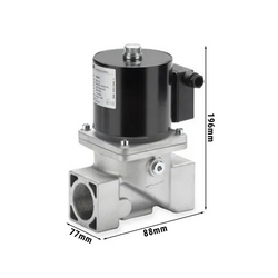 GM 3/8-VML- شیر مغناطیسی گاز