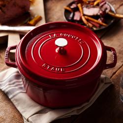 STAUB | LA COCOTTE - Kookpot - Ø 180mm - Gietijzer - Kersenrood