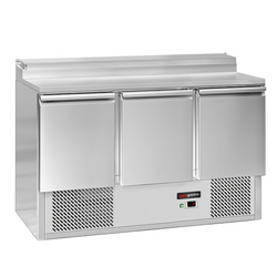  میز کوچک آماده سازی - مدل اکونومی - 1368 8xGN1/6 میلیمتر - سه درب - برای
