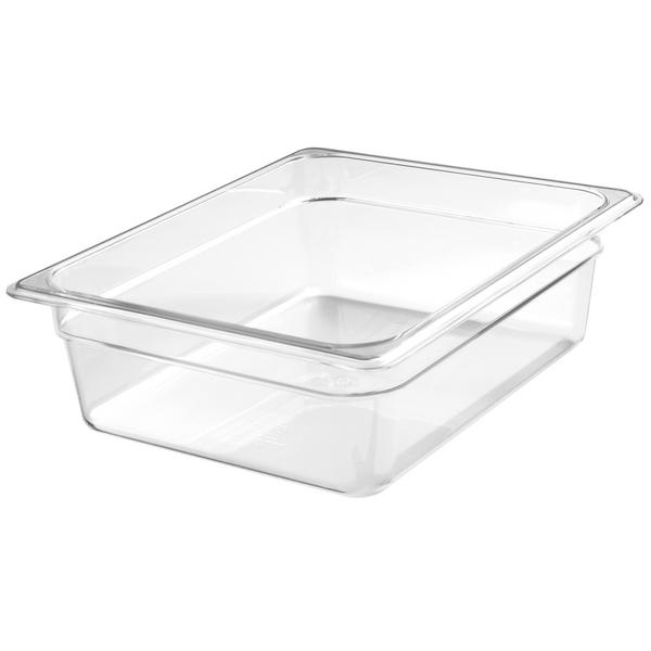 (6 komada) CAMBRO | CAMWEAR® - Polikarbonatna GN-Posuda 1/2 - Prozirna - Visina: 100 mm