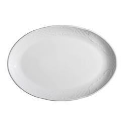 (6 pz) CLASSICO - Piatto ovale - Porcellana - 320x320mm - Bianco