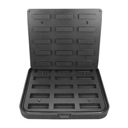 Platten für Tartlet Maschine TMNP - Tartlet-Form: Rechteck - 90x26mm - für 15 Tartelettes