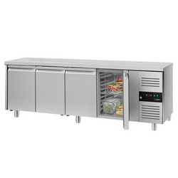 Vrieswerkbank ECO - 2200x700mm - met 4 deuren